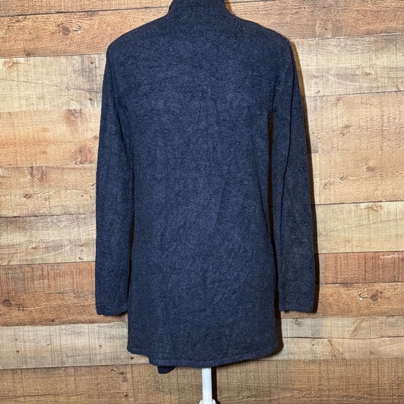 Barefoot Dreams Bamboo CozyChic Lite Indigo Cardigan Sweater Women S/M - Picture 8 of 11